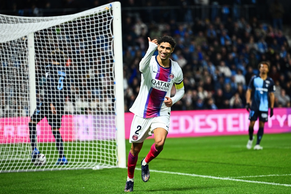 Hakimi bags hat-trick as PSG rip Le Havre to pieces