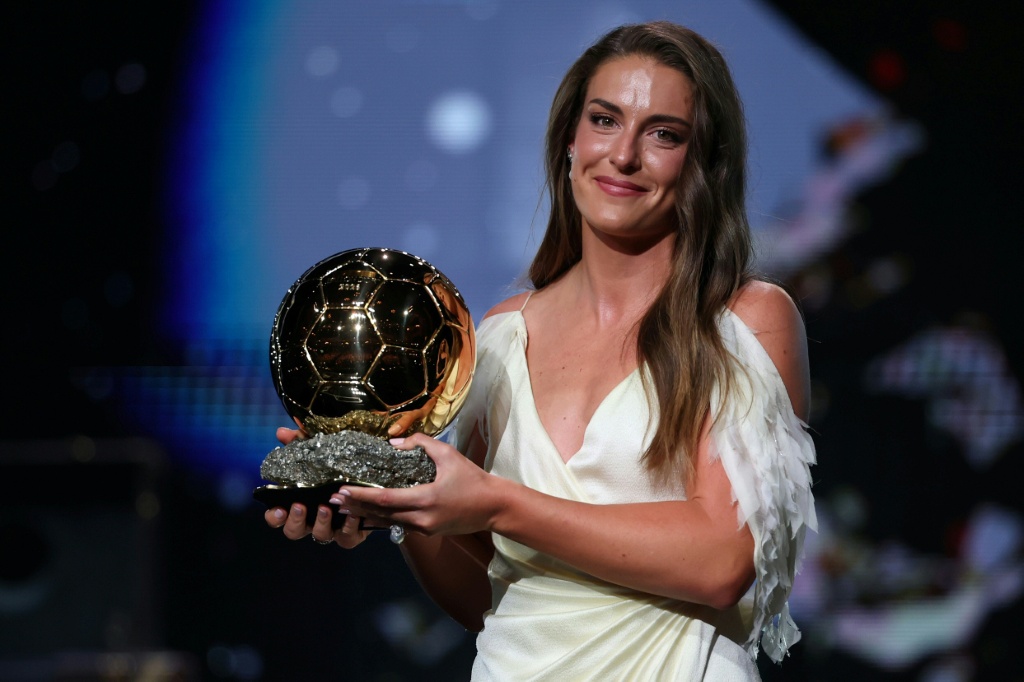 Alexia Putellas won the women's Ballon d'Or for a third time — FRANCK FIFE / AFP