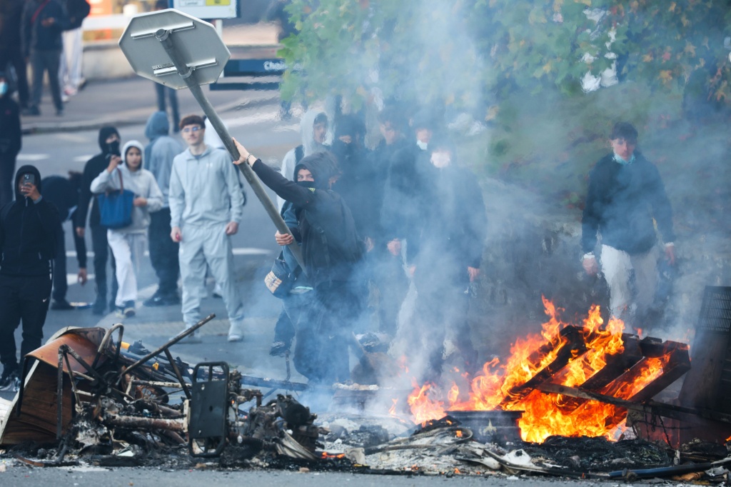 There have been violent clashes — FRED TANNEAU / AFP