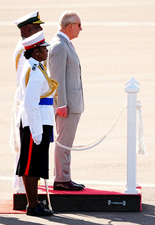 Buckingham Palace has insisted the tour is an opportunity for the king to look forward — Aaron Chown / AFP