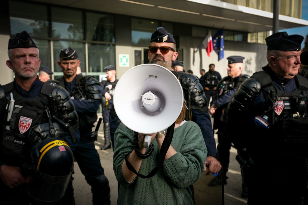 Student protests in France could merge with wider demonstrations over the cost of living in Saturday's demonstrations — Dimitar DILKOFF / AFP