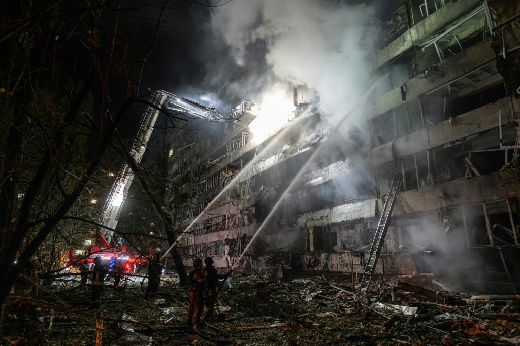 Ukraine accuses US of helping Russia as missiles hit Kyiv