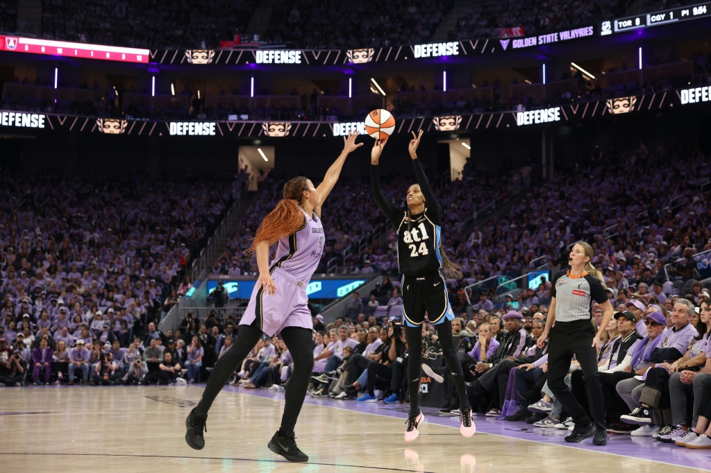 Valkyries beat Dream to reach brink of WNBA title