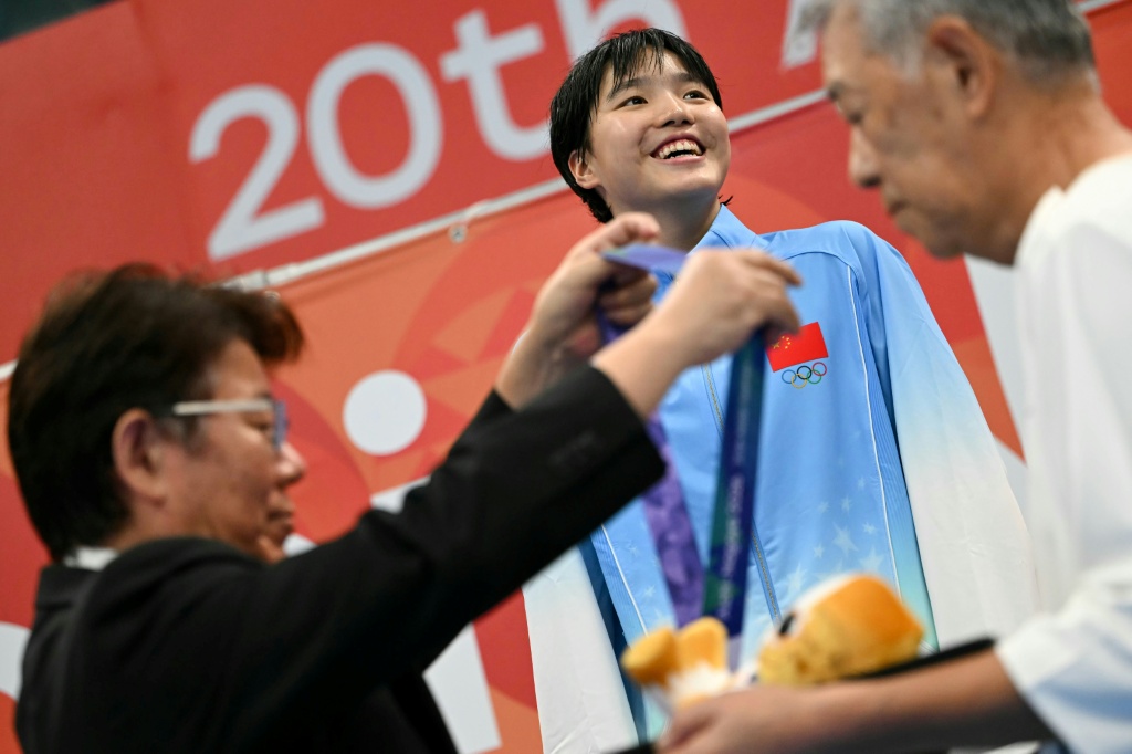 China's Yu Zidi was one of the stars of the Games — ANDREW CABALLERO-REYNOLDS / AFP