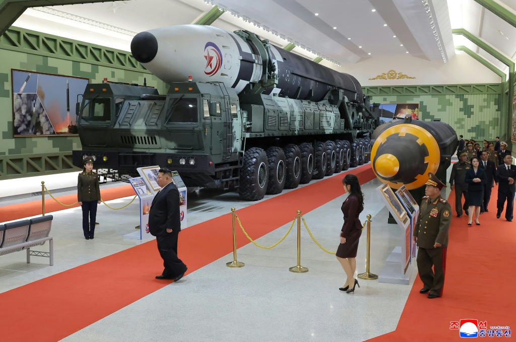 South Korea test-fired its first homegrown hypersonic missile, days after Pyongyang announced the AI-assisted launch of an intermediate-range hypersonic missile — Handout / AFP