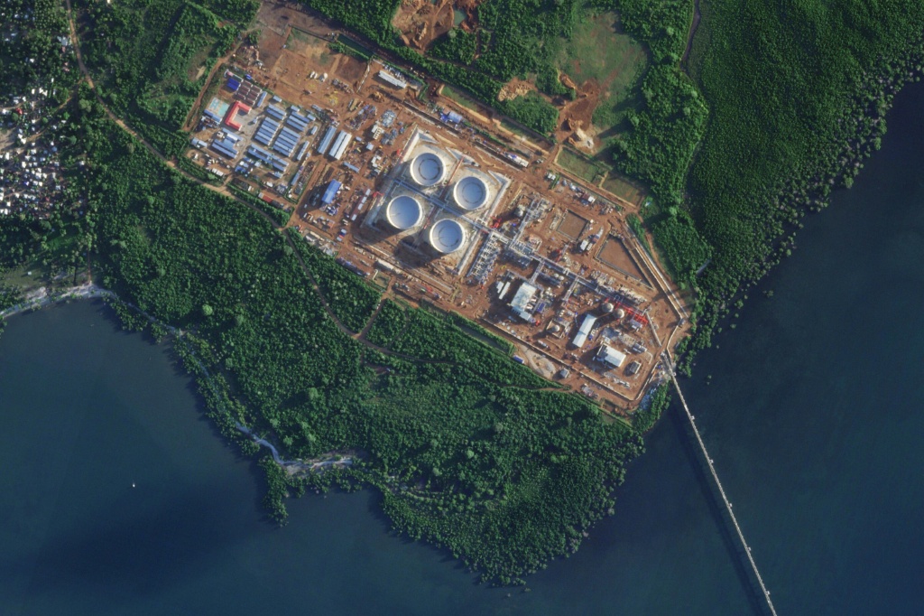 An increasing number of lawsuits are being filed to block oil projects, including the EACOP pipeline's oil terminal at Tanga on Tanzania's coast — - / AFP