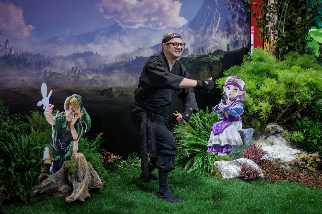 Visitors attended a preview night for 'Ocarina of Time' — Simon WOHLFAHRT / AFP
