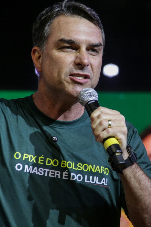 In May, an audio recording leaked of him asking banker Daniel Vorcaro -- accused in a multi-million dollar fraud case -- to finance a film about his father — Vitor SOUZA / AFP