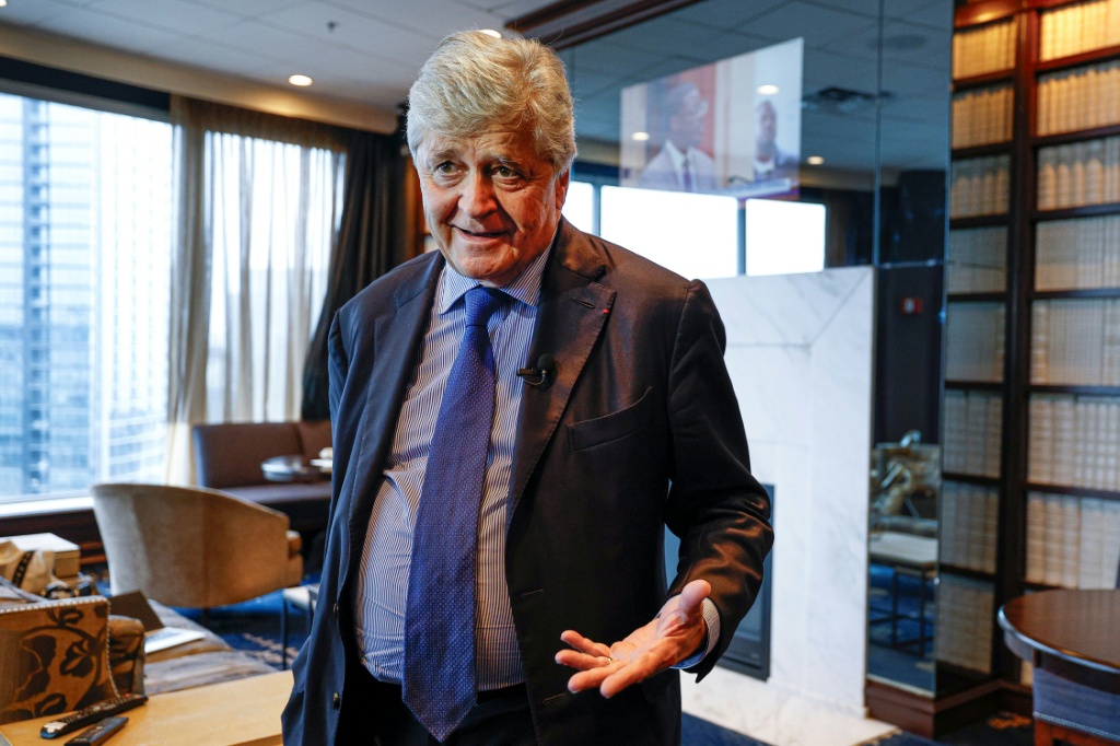 Countries agree it is not acceptable to "weaponize" food supplies in conflicts, France's minister delegate for international trade Nicolas Forissier told AFP — KAMIL KRZACZYNSKI / AFP