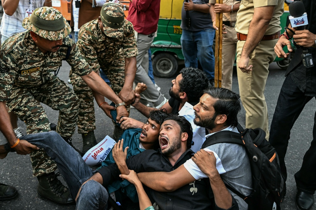 Thousands march in India's capital to demand election chief resign