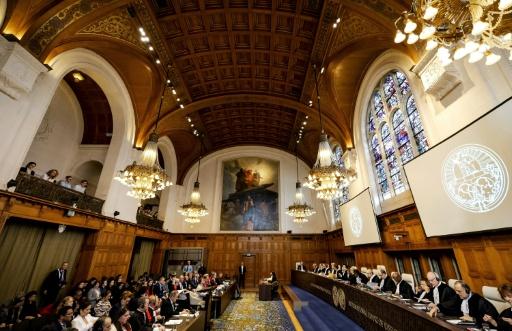 Audiencia ante la Corte Internacional de Justicia (CIJ) en un caso presentado por Nicaragua contra Alemania, el 8 de abril de 2024 en La Haya — Robin van Lonkhuijsen / AFP