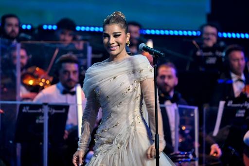 الفنانة السورية أصالة خلال حفلتها في دمشق في 17 أيلول/سبتمبر 2026 — لؤي بشارة