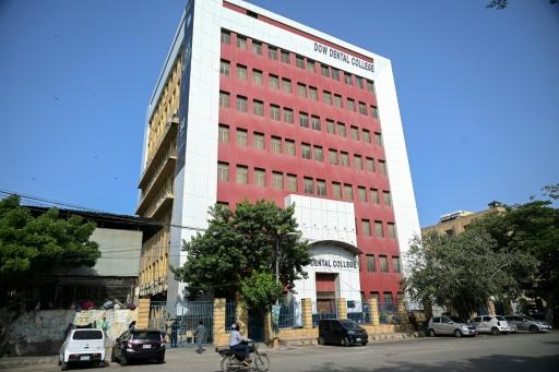 An exterior view of the Dow Dental College in Karachi. Pakistan universities have long hosted students from neighbouring Afghanistan — Rizwan TABASSUM / AFP