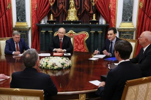El presidente ruso, Vladimir Putin, se reunió con los enviados estadounidenses Steve Witkoff y Jared Kushner el 5 de septiembre de 2026. La fotografía fue distribuida por la agencia estatal rusa Sputnik — Mikhail METZEL / AFP