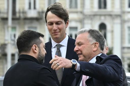US envoy Steve Witkoff and fellow emissary Jared Kushner were holding talks in Kyiv for the first time — Genya Savilov / AFP