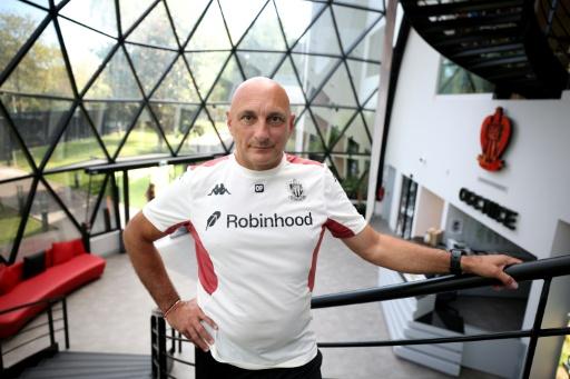 Olivier Pantaloni le 16 septembre 2026 à Nice au siège de l'OGCN — Valery HACHE / AFP