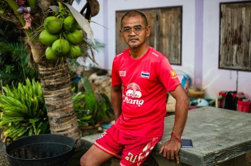 tchira Aranchaiyasiri, chef d'un village situé près du mur frontalier érigé par l'armée thaïlandaise entre la Thaïlande et le Cambodge, lors d'un entretien avec l'AFP dans le district de Pong Nam Ron, dans la province de Chanthaburi, le 9 septembre 2026 en Thaïlande — ANTHONY WALLACE / AFP