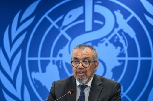 Tedros Adhanom Ghebreyesus, directeur général de l'Organisation mondiale de la santé (OMS), le 20 mai 2026 à Genève — Fabrice COFFRINI / AFP