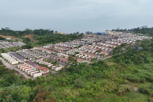 Displaced families still live in cramped units they were supposed to have vacated years ago — Ted ALJIBE / AFP