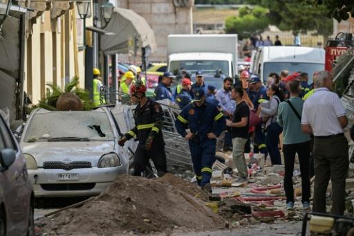 Body recovered from collapsed building in Athens
