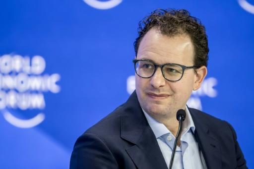 Dario Amodei, presidente de Anthropic, participan en un coloquio sobre inteligencia artificial en el Foro Económico Mundial, el 23 de enero de 2025 en Davos (Suiza) — Fabrice Coffrini / AFP