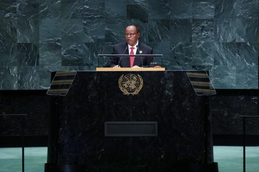 Ethiopian President Taye Atske Selassie Amde decried 'the forces of destruction and mayhem' — Leonardo MUNOZ / AFP