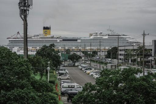 The Costa Serena cruise ship docks at the Port of Nagoya — Fred Mery / AFP