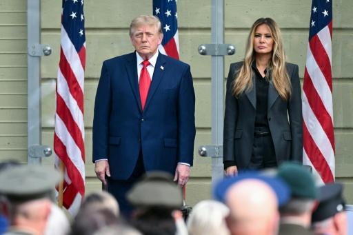 الرئيس الأميركي دونالد ترامب والسيدة الأولى ميلانيا خلال مراسم إحياء ذكرى اعتداءات 11 أيلول/سبتمبر في البنتاغون في 11 أيلول/سبتمبر 2026 — سول ليب