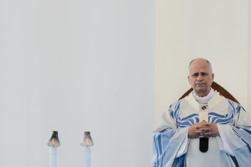 Le pape Léon XIV sur l'île italienne de Lampedusa, le 4 juillet 2026 — Tiziana FABI / AFP