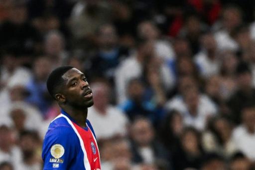L'attaquant parisien Ousmane Dembélé lors du match de Ligue 1 contre l'Olympique de Marseille, au Vélodrome, le 20 septembre 2026 — Justine MEDDAH / AFP