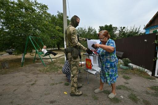 Russia is organising voting in Ukrainian territory it occupies — STRINGER / AFP