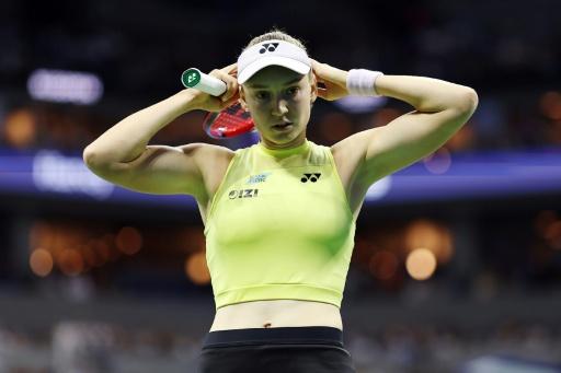 Elena Rybakina durante su victoria en semifinales del US Open el 10 de septiembre de 2026 — Sarah Stier